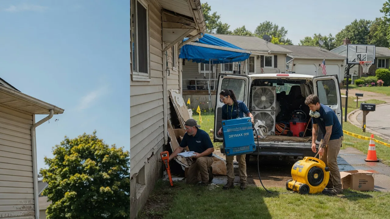 Ceiling Leak Cleanup in Millbrook, IL near me